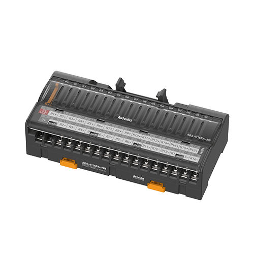 Bloque de conexión para relé - ABS series - Autonics - en riel-DIN / con tornillo / para módulo E/S
