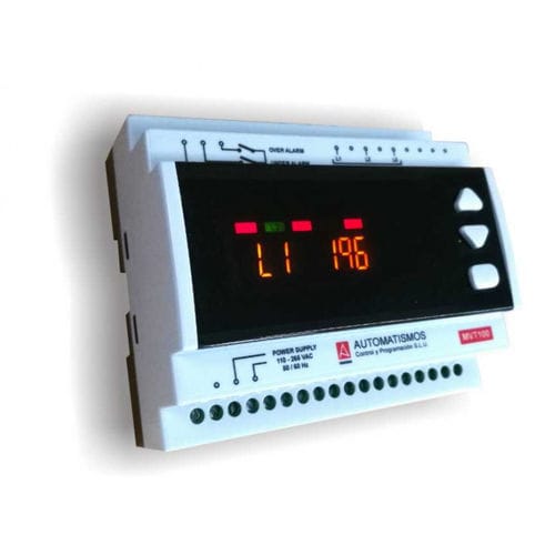 Voltímetro digital - MVT100 - Automatismos Control y Programación, S.L. - en riel DIN / AC / de alta tensión