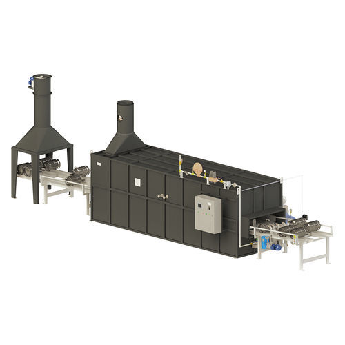 Horno de cinta transportadora - Wuxi Kelai NC Machine Tool CO.,Ltd - pasante / tratamiento térmico / de limpieza