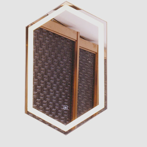 Espejo vidrio - MR-TP001 - Guangzhou Topo Glass Company - de aluminio / con marco