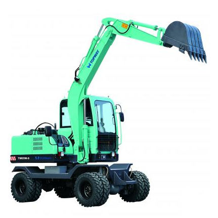 Excavadora intermedia - TM65&75 series - Xiamen Topway Machinery Company - con orugas / diésel / montada sobre camión