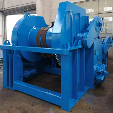 Cabrestante hidráulico - TaiXing Expansion Marine Equipment Company - de doble tambor / con regulación de velocidad