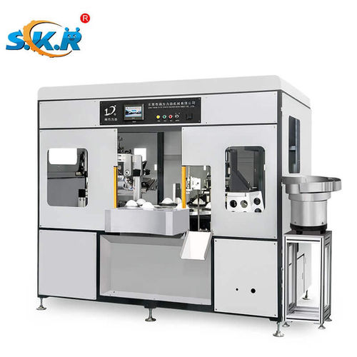 Máquina de coser y de soldar para no tejidos - SKR-E10 - GD SCARA ROBOT CO., LTD. - para máscaras de protección / fija / PLC
