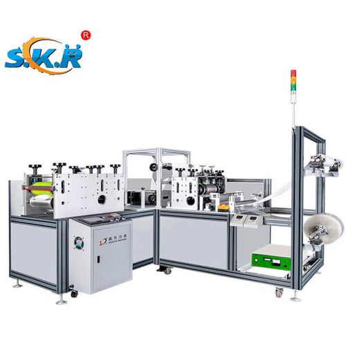 Máquina de coser y de soldar para material médico desechable - NK-XT0001B - GD SCARA ROBOT CO., LTD. - para no tejidos / fija / PLC