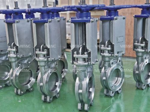 Válvula de guillotina - Vatac Valves (Wenzhou) Corporation - electrohidráulica / neumática / manual
