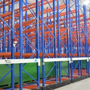 Sistema de estanterías móvil - Nanjing Weida Logistics Equipment Company - compacto / para cargas pesadas / para rollos