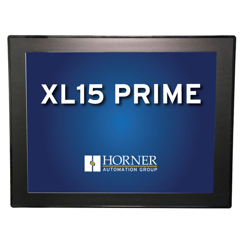 Terminal HMI PLC - XL15 Prime - Horner Automation - con pantalla táctil resistiva / de montaje VESA / 1024 x 768