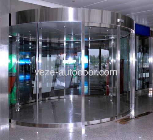 Sistema de puertas corredera circolara - Ningbo VEZE Automatic Door Co., Ltd. - de aluminio / para interior / automático