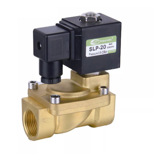 Electroválvula de gran diámetro - SLP Series - Ningbo VPC Pneumatic Co., Ltd. - de control directo / de 2/2 vías / normalmente cerrada