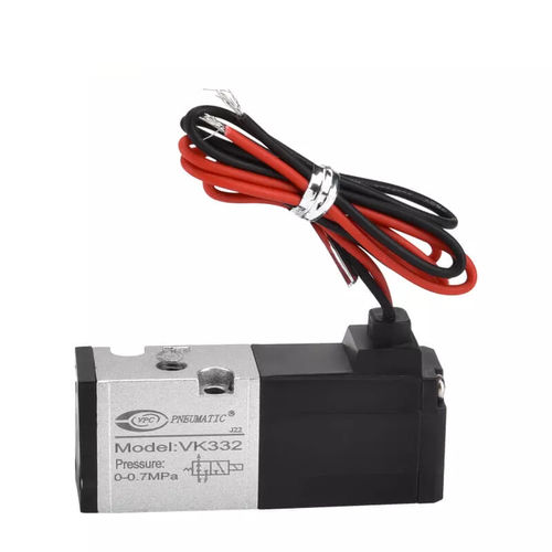 Distribuidor neumático de clapeta - VK300 Series - Ningbo VPC Pneumatic Co., Ltd. - accionado por solenoide / de control directo / de 3/2 vías