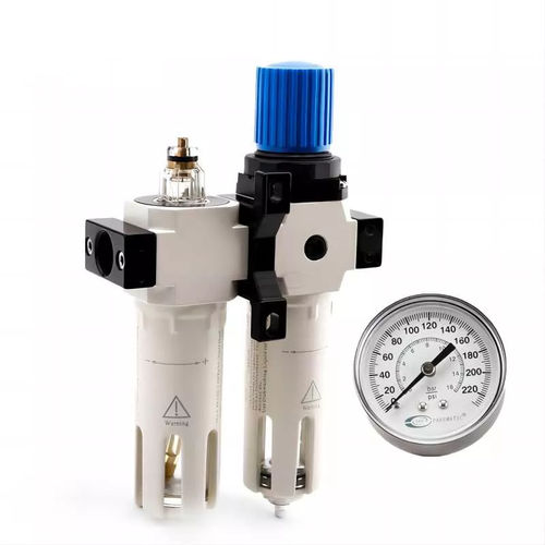 Filtro regulador lubricador de aire comprimido - VFC Series - Ningbo VPC Pneumatic Co., Ltd. - de aluminio / de conexión de rosca / reglable