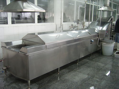 Escaldador de banda - DPT-S - SHAOXING WALLEY FOOD MACHINERY CO., LTD. - para frutas y hortalizas / de agua caliente