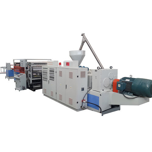 Línea de extrusión de placas - SJ-50/30 +SJSZ-80/156 - Qingdao Weier Plastic Machinery Co., Ltd. - para PVC