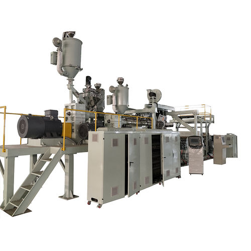 Línea de extrusión de película plana - 90/120/90 - Qingdao Weier Plastic Machinery Co., Ltd. - para PP / para PE / para CPP