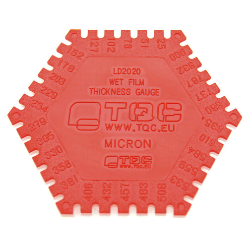 Medidor de espesores de película húmeda - LD2020 - TQC Sheen BV - estacionario / hexagonal / de plástico