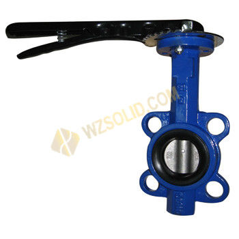 Válvula de mariposa - CS/CI BV - Wenzhou Solid Mechanical Equipment Co., Ltd. - de palanca / con mando eléctrico / con control neumático
