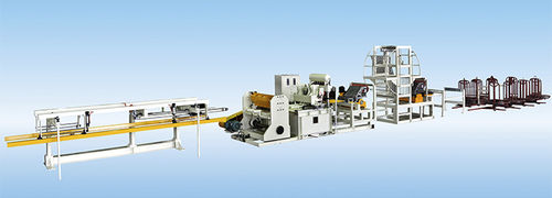 Línea de soldadura automática - Ningbo Xinchang Machinery Co., Ltd. - para rejas metálicas / para perfiles / PLC