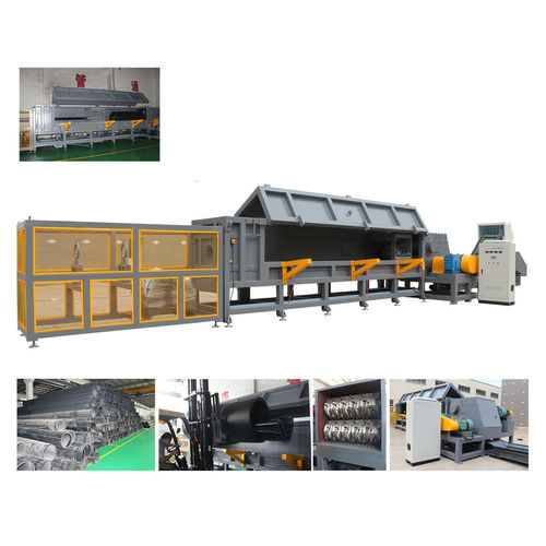 Destrozador de 2 ejes - XJG-W series - ZHANGJIAGANG QING CHEN YU MACHINERY CO., LTD. - para tuberías