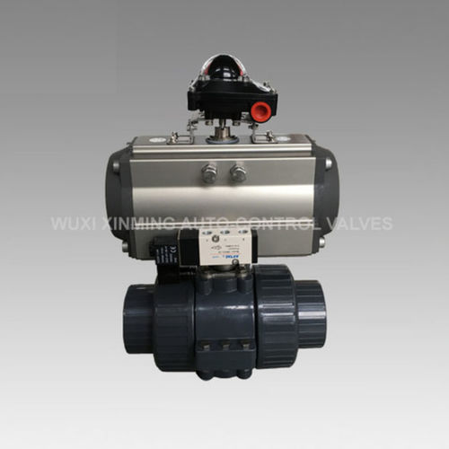 Válvula de bola - UPVC - Wuxi Xinming Auto-Control Valves Industry Co., Ltd. - neumática / DIN / ANSI