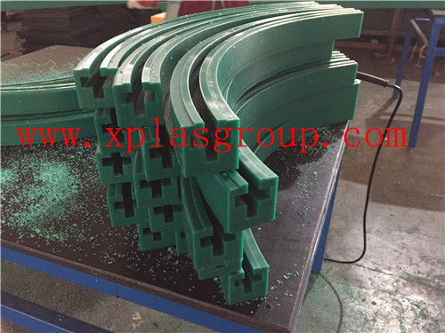 Guía cadena de UHMW-PE - Shandong Ningjin Xinxing Chemical Co., Ltd. - para contacto con alimentos / curva