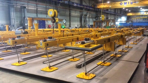 Elevador de ventosas para chapas - Metallift - ACIMEX - para puente grúa / horizontal / ajustable