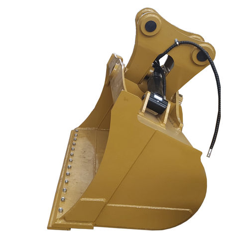 Cuchara para la limpieza de cunetas - Xuzhou Shenfu Construction Machinery and Equipment Co., Ltd. - para excavadora / reclinable