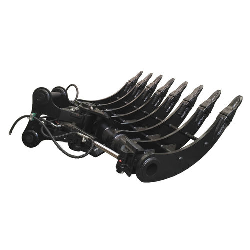 Rastrillo forestal para excavadora - Tilt  - Xuzhou Shenfu Construction Machinery and Equipment Co., Ltd.
