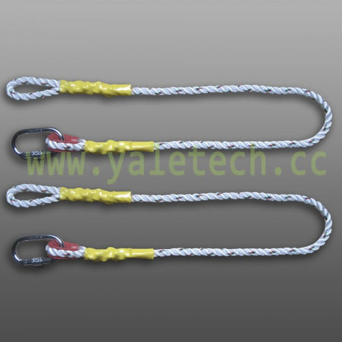 Cabo de anclaje anticaída con cinta - YL-L600 - Hangzhou Yale Industrial Co., Ltd. - de cuerda / con absorbedor de choques