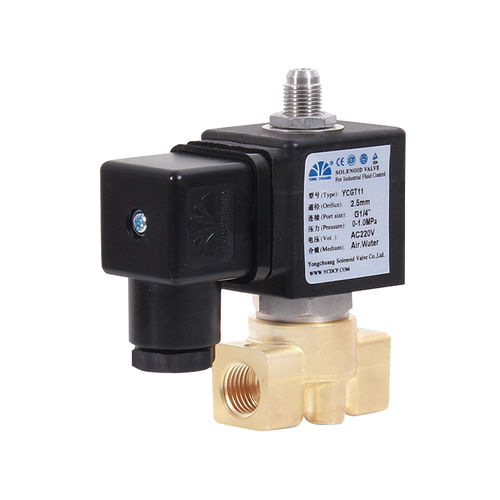 Electroválvula de acción directa - YCTG - Yongchuang solenoid valve - de 2/3 vías / roscada