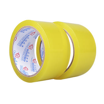 Cinta adhesiva de estanqueidad - B2 series - Shanghai Yongguan Adhesive Products Corporation - de empaque / de fibra acrílica / amarilla