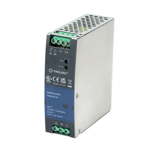 Alimentación eléctrica en riel DIN - YSDH120 series - Ninghai Yingjiao Electrical Co., Ltd. - DC/DC / AC/DC / ajustable