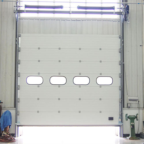 Puerta seccional - YUOU (LUOYANG) DOORS AND WINDOWS TECHNOLOGY CO., LTD. - de acero / industrial / para interior