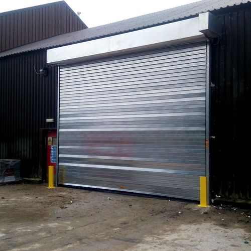 Puerta antideflagrante - YUOU (LUOYANG) DOORS AND WINDOWS TECHNOLOGY CO., LTD. - enrollable / de acero / industrial