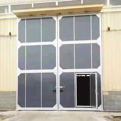 Puerta industrial - YUOU (LUOYANG) DOORS AND WINDOWS TECHNOLOGY CO., LTD. - corredera / para interior / para exteriores