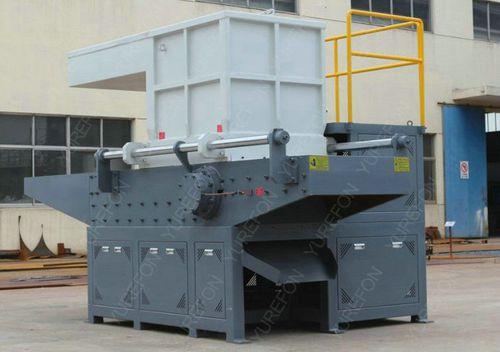 Destrozador de plástico - RF-S series - Yurefon Machinery(Zhangjiagang) Co., Ltd. - de 1 eje / para madera / con papel separador