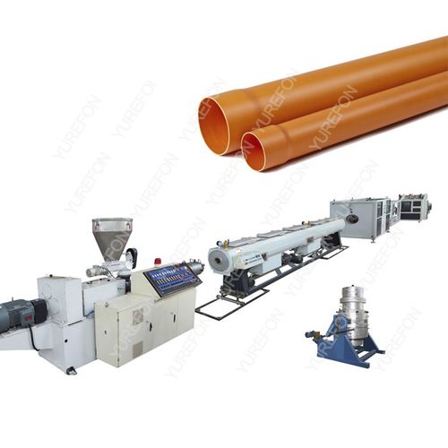Línea de extrusión de tubo - 84772090 - Yurefon Machinery(Zhangjiagang) Co., Ltd. - de placas / de perfiles / para PVC