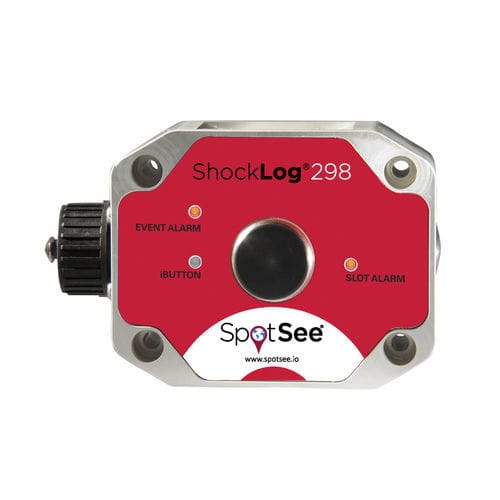 Registrador de datos de temperatura - ShockLog® 298 - SpotSee - de presión / de humedad / de aceleración