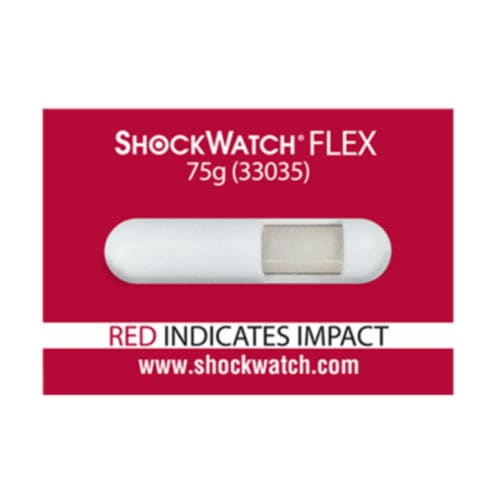 Indicador de impacto - ShockWatch FLEX - SpotSee - etiqueta / resistente a manipulaciones / para aplicaciones médicas