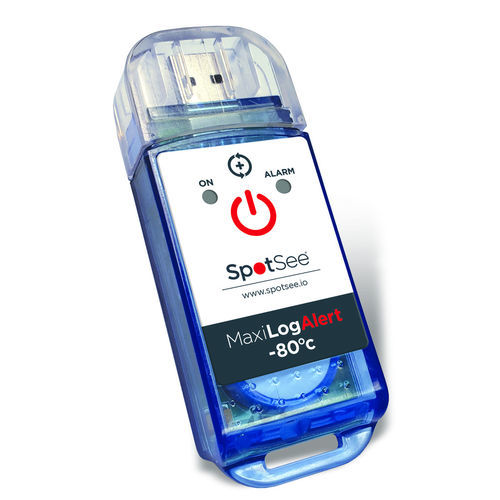 Data logger de temperatura - Maxilog - SpotSee - USB / para aplicaciones farmacéuticas / compacto