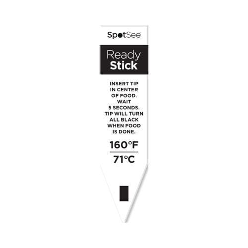 Termómetro visual - ReadyStick - SpotSee - de inserción / para productos alimentarios / de un solo uso