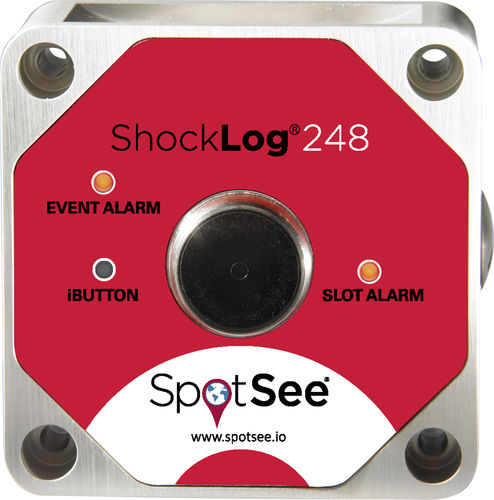 Registrador de datos de temperatura - ShockLog® 248 - SpotSee - de humedad / de frecuencia / de aceleración