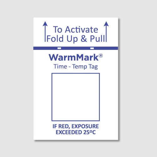 Etiqueta de despacho - WarmMark  - SpotSee - adhesiva / para alimentos / para productos químicos
