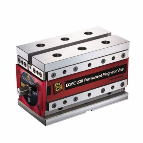 Placa magnética con imán permanente - ECMC series - HOMGE MACHINERY IND. CO., LTD. - rectangular / para máquina herramienta / para rectificado