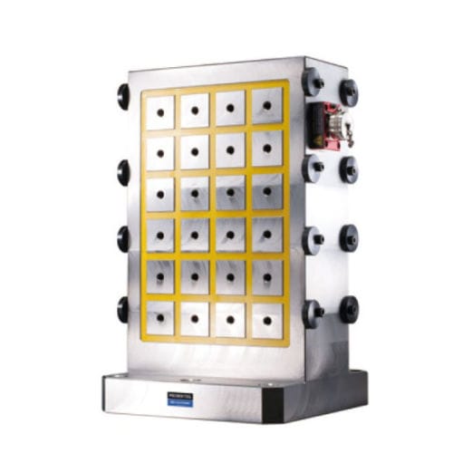 Columna de fijación electropermanente - ECMC-HSF,ECMC-HDF series - HOMGE MACHINERY IND. CO., LTD. - de hierro fundido / de doble cara / de 4 caras