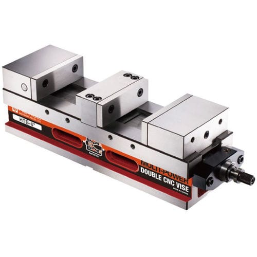 Mordaza para máquina herramienta - HTB-5",6",8" - HOMGE MACHINERY IND. CO., LTD. - horizontal / modulable / vertical