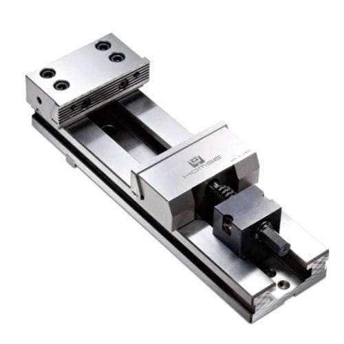 Mordaza para máquina herramienta - HG-100.150.175.200 - HOMGE MACHINERY IND. CO., LTD. - horizontal / de tornillo / de perfil plano