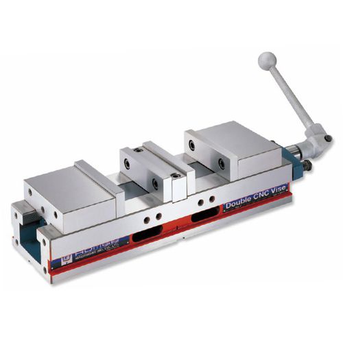 Mordaza doble - HDL-4",6" - HOMGE MACHINERY IND. CO., LTD. - para máquina herramienta / manual / de precisión
