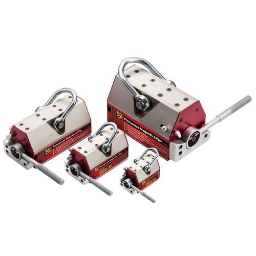 Elevador magnético permanente de conmutación manual - ECMC-M series - HOMGE MACHINERY IND. CO., LTD. - para chapas / para vigueta / para barras de hierro