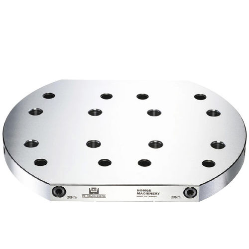 Placa de fijación modular - M-96X96(8067G) - HOMGE MACHINERY IND. CO., LTD. - de precisión / de acero / redonda