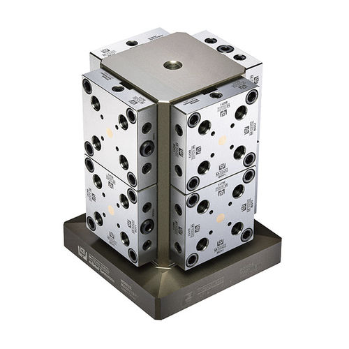 Sistema de sujeción y centrado quick-tower - M-52x52(9433)+8pc - HOMGE MACHINERY IND. CO., LTD. - para centro de mecanizado horizontal / mecánico / para máquina herramienta